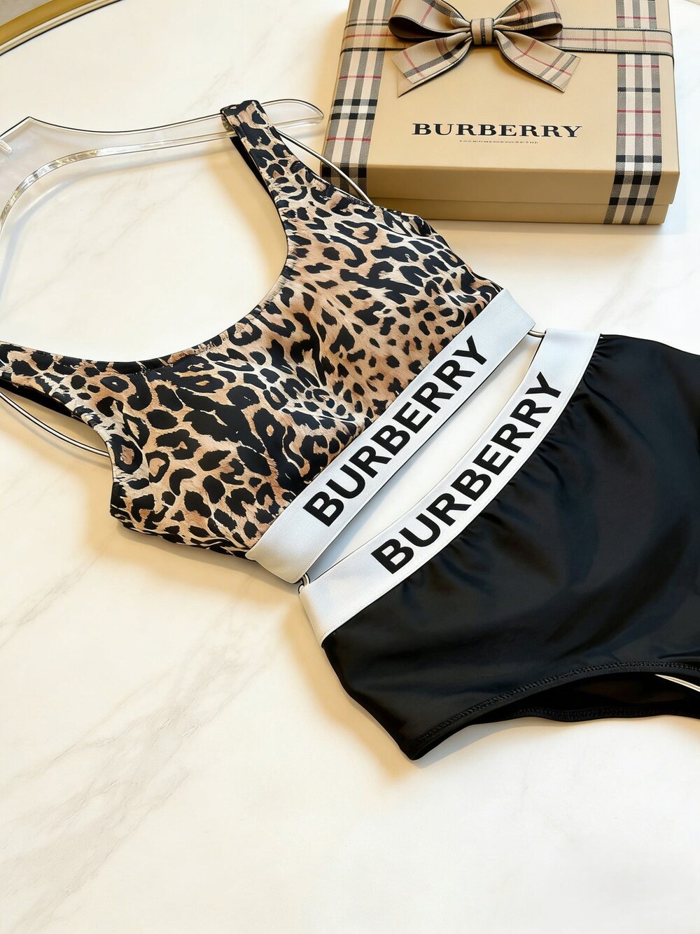 Luxury Leopard Print Bikini Set - Picture 2 of 6